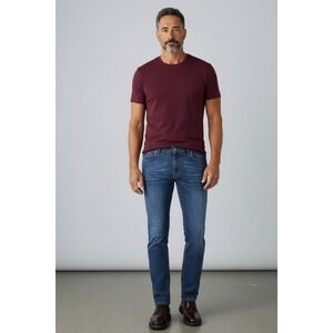 HILTL Seth Jeans Men 36/36 Blue Excellent Slim Fit Stretch Lyocell Denim